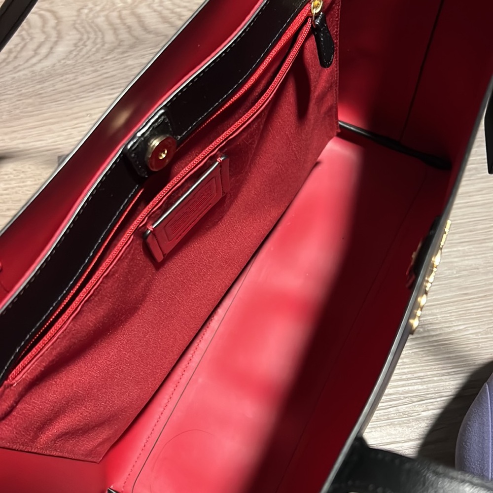 Coach Black Tote - Picture 2 of 3